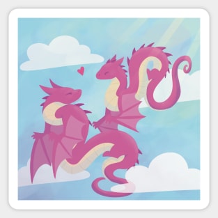 pink dragons :) Sticker